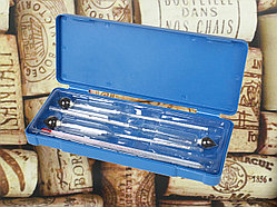 Ареометр-спиртомер 0-40, 40-70, 70-100 + термометр. Набор.