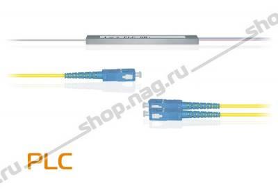 Делитель оптический планарный бескорпусный SNR-PLC-M-1x2-SC/UPC - фото 1 - id-p61234274