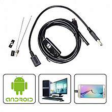 Гибкая видео-камера Эндоскоп Android and PC Endoscope 2 и 5м