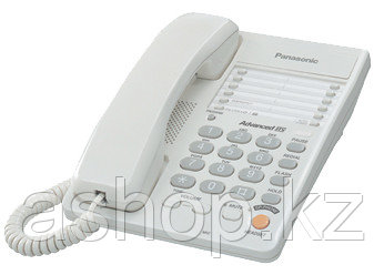 Телефон проводной стационарный Panasonic KX-TS2363 CAW, 20 контактов, Цвет: Белый, Упаковка: Розничная