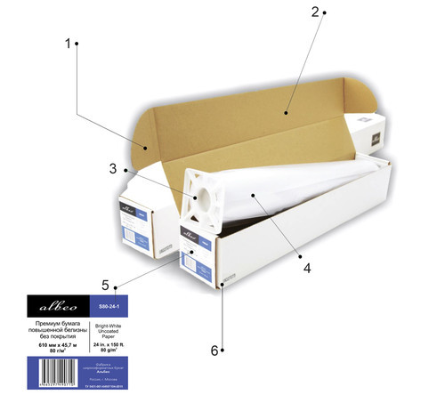 Albeo Бумага универсальная Z90-24-1 (Z90-24-1) - фото 2 - id-p46806756