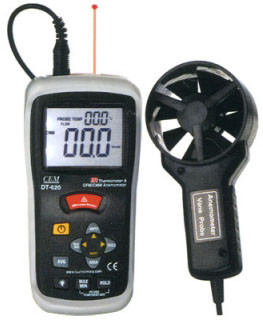 CEM Instruments DT-620 Измеритель скорости воздуха и температуры 480526 - фото 1 - id-p61240657