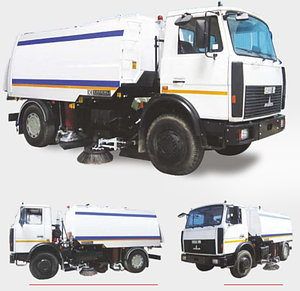 Вакуумная подметально-уборочная машина на базе Maz