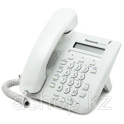 Системный телефон iP Panasonic KX-NT511P RUW, Цвет: Белый