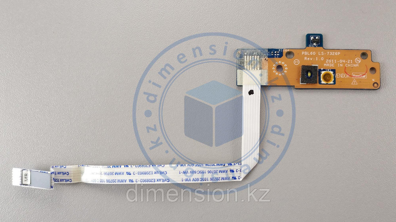 Кнопка включения PBL60 LS-7326P Rev. 1.0 для ASUS K53T K53U
