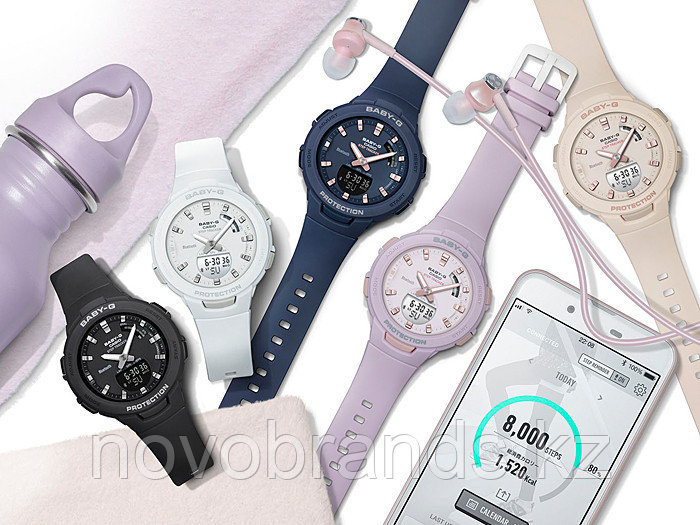 Часы Casio Baby-G BSA-B100-4A1 Bluetooth - фото 2 - id-p61282685