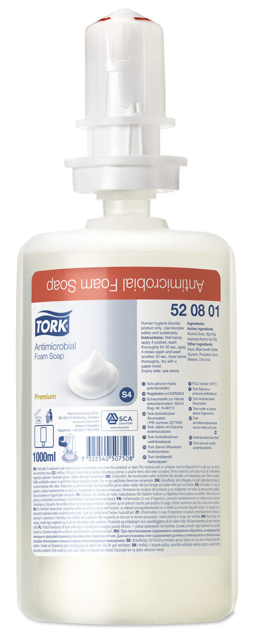 Антибактериальное пенное мыло Tork 520801