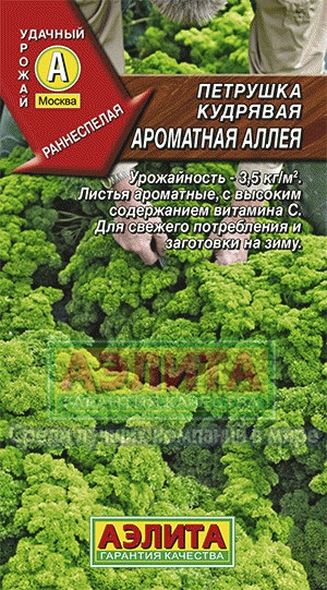 Петрушка кудрявая Ароматная аллея 2 гр