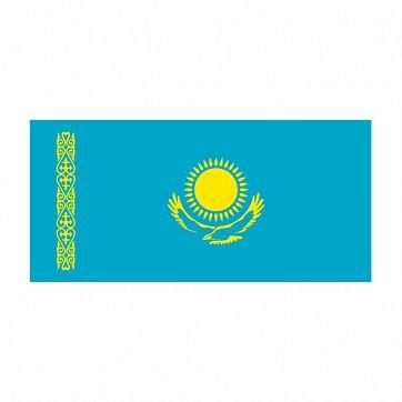 Флаг Республики Казахстан (ткань политекс) - фото 1 - id-p61300167