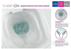 Унитаз-компакт STREET Fusion NEW CLEAN ON 011 3/5 с кр.дюропласт.slim, Lift easy-off, фото 6