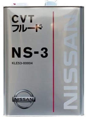 Жидкость для вариатора Nissan CVT Fluid NS-3, 4л(KLE53-00004)