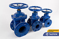 Задвижка чугунная ф 100 Ру10 обрезиненная