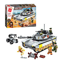 Конструктор COMBAT ZONE BRICK 1721 Танк аналог лего Lego 482 детали