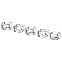 Подсвечник для свечи Гласиг, прозрачное стекло ИКЕА, IKEA 903.716.71 Подсвечник для свечи Гласиг, прозрачное стекло ИКЕА, IKEA