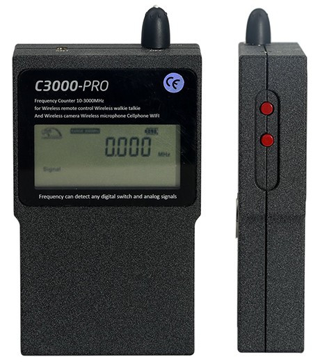 Индикатор "C-3000-PRO" (вид спереди и сбоку)