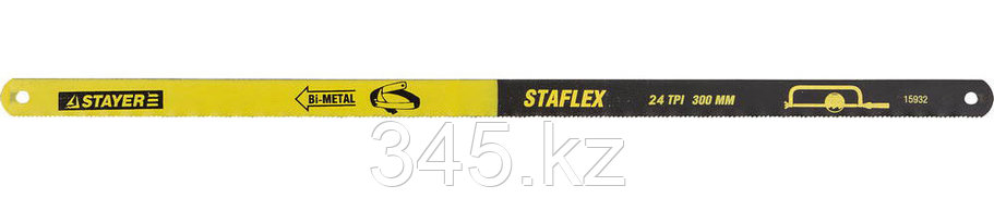 Полотно STAYER "PROFI" "STAYER-FLEX" по металлу, биметаллическое, 18TPI, 300 мм, 10 шт, фото 2