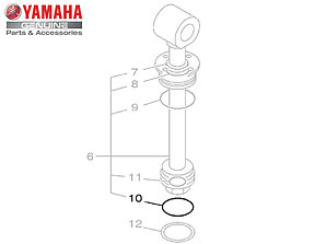 Уплотнительное кольцо гидроподъема Yamaha Y 100-250 6E5438620000