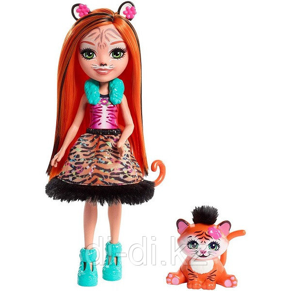 Mattel Enchantimals Кукла с питомцем Тигрица Тэнзи