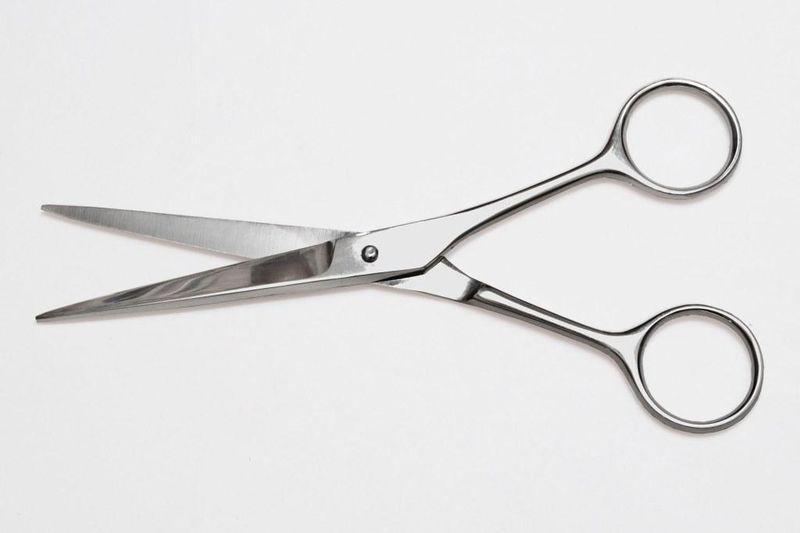 Ножницы для стрижки волос при обработке краев раны, 175х57мм - фото 1 - id-p61366745