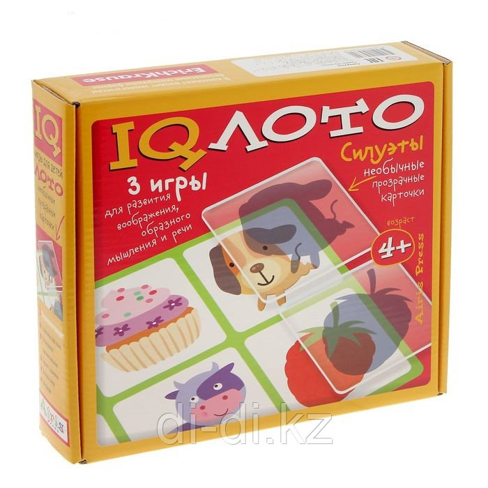 Лото пластиковое "Силуэты"