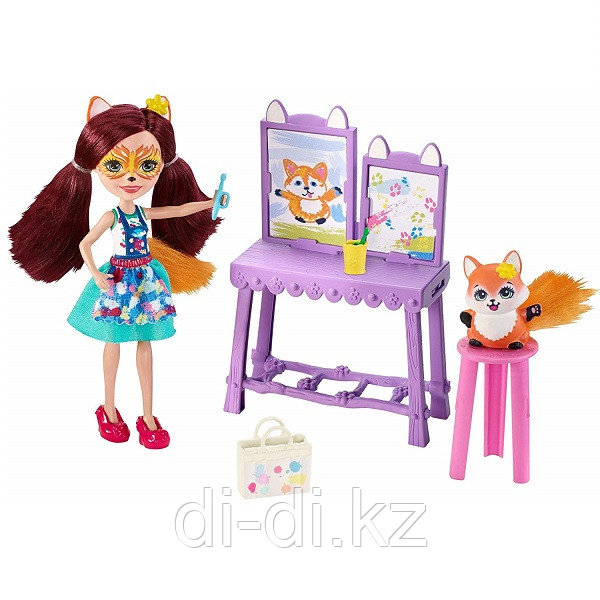 Mattel Enchantimals Кукла со зверушкой и тематическим набором