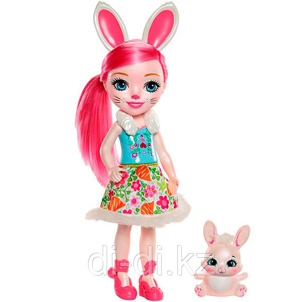 Mattel Enchantimals Большая кукла с любимой зверюшкой