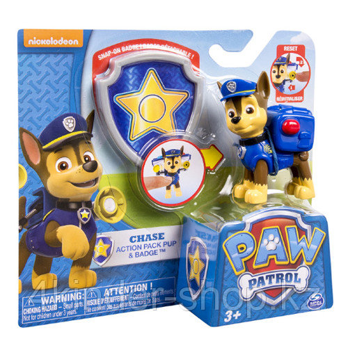 Игрушка Paw Patrol Фигурка спасателя с рюкзаком-трансформером