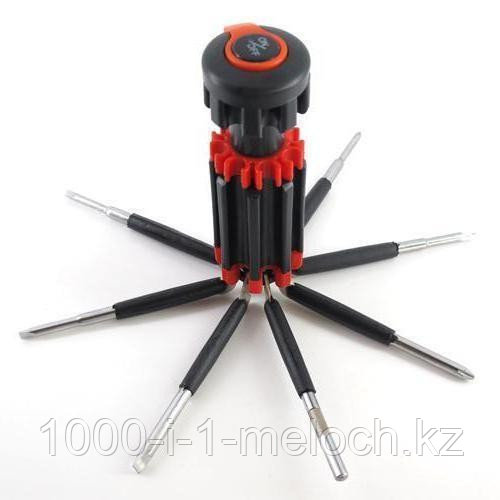 8 in 1 Multi Portable Screwdriver отвертка с фонариком