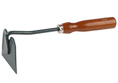 Мотыжка GRINDA, прямое лезвие, из углеродистой стали с деревянной ручкой, 250 мм