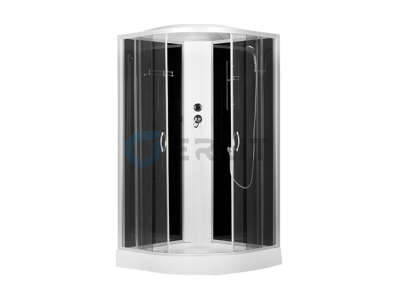 Душевая кабина ERLIT ER3509P-C4 900*900*2150 низкий поддон, тонированное стекло
