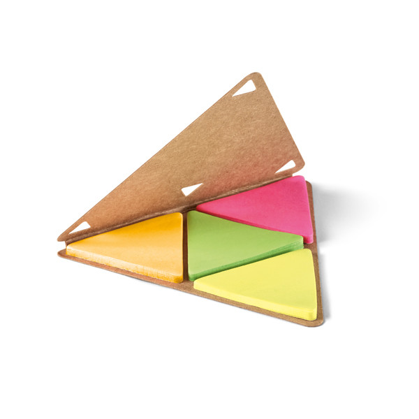 Блокнот стикеров в форме треугольника, FAULKNER - фото 1 - id-p61386154