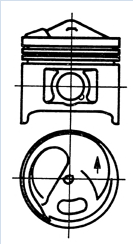 Поршни M110(86,00mm)(KS)(93 582 600)(стд)