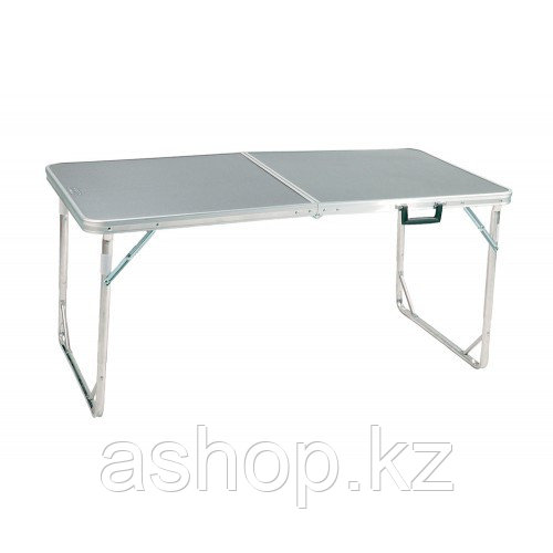 Стол складной Coleman Folding 8, Материал: Алюминий, прочный пластик, 80 кг, Цвет: Серебристый, Упаковка: Розн