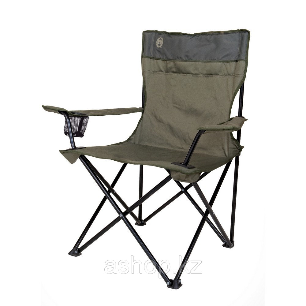 Кресло складное Coleman Standard quad, Нагрузка (max): 113 кг, Подстаканник, Подлокотники, Цвет: Коричневый, У
