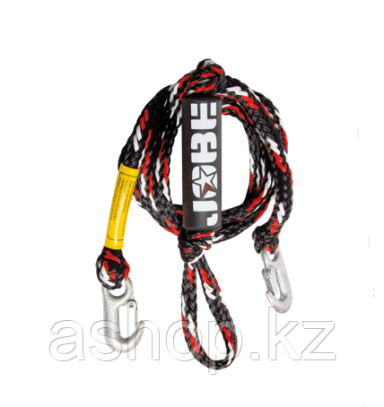 Стропы стропы для буксировочных кругов Jobe Magnum Bridle, 2,4 м (8 футов), Крепление: Карабины, Цвет: Разноцв