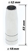 Сопло MP-15AK d=12mm, L=53mm, коническое