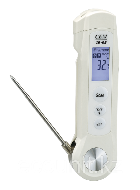 CEM Instruments IR-95 2 со щупом - 40°С до +280°С, зонд - 40°С до +200°С, Оптическое разрешение 4:1, разр. 0,1 - фото 1 - id-p61394480