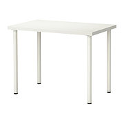 Стол ЛИННМОН/ АДИЛЬС 60х100 белый ИКЕА, IKEA
