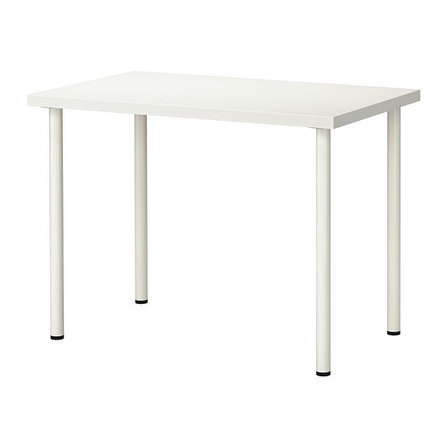 Стол Alexys / АДИЛЬС 100х60 белый ИКЕА, IKEA, фото 1