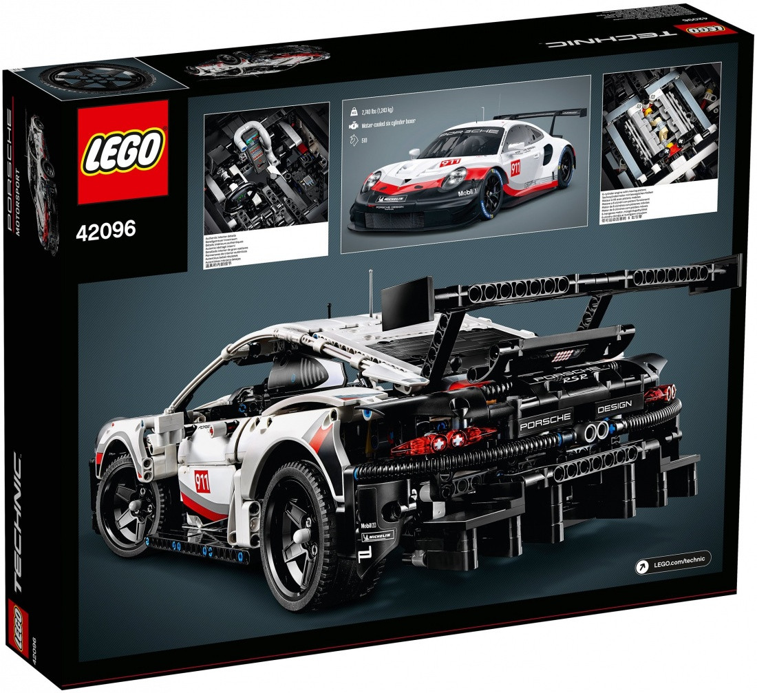 42096 Lego Technic Porsche 911 RSR, Лего Техник - фото 2 - id-p61401996