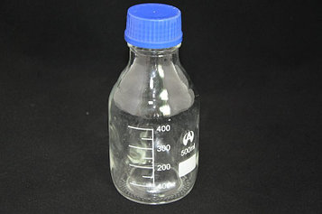 Бутыль для химреактивов с пластмассовой завинчивающейся крышкой (500 мл)