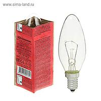 Лампа накаливания КЭЛЗ, ДС, 60 Вт, E14, 230 В