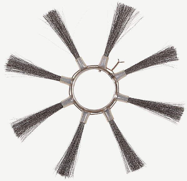 Щётка пучковая ø120х550 (Металлические , сечений проволки 0,4 - 0,5 мм.)