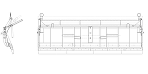 Комбинировный поворотный отвал