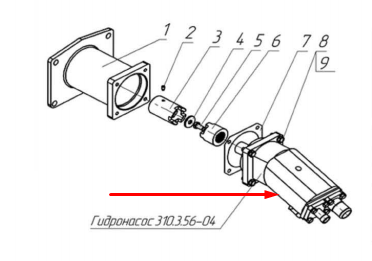 Гидронасос 310.3.56-04