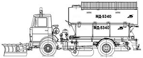 Машина дорожная комбинированная МД-5340