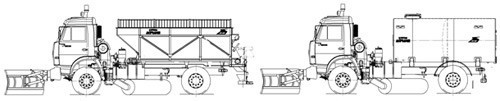 Машина дорожная комбинированная МД-53605