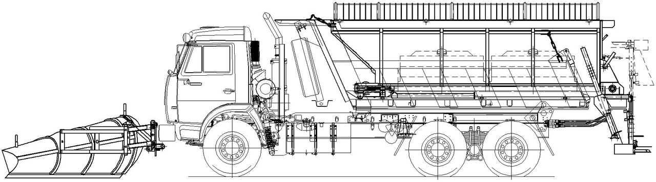 Машина дорожная комбинированная МД-651М