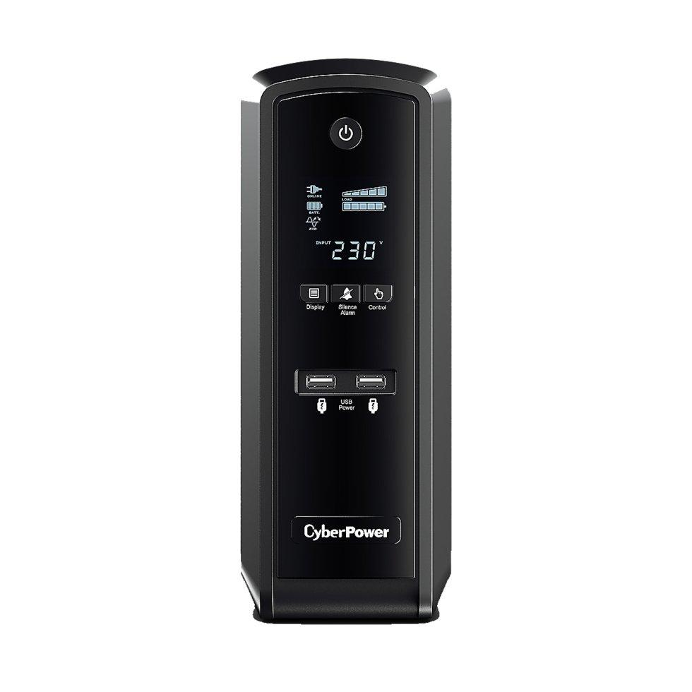 ИБП (UPS) CyberPower CP1500EPFCLCD выходная мощность 1500VA/900W