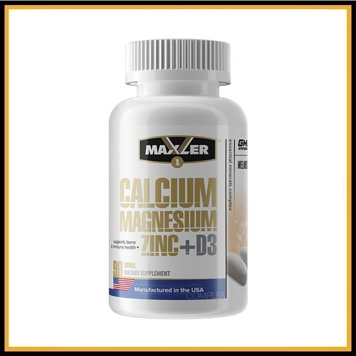MXL Calcium Zinc Magnesium+D3 90 tab